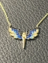 Златно колие феникс  14 карата 585 zlatni gold Fenix, снимка 3
