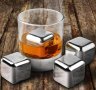 Кубчета за Изстудяване Whiskey Stones Камъни за Уиски Whisky Stones Неръждаема Стомана 30 Грама Брой, снимка 1 - Форми - 41373363