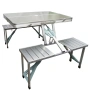 Сгъваем комплект за къмпинг - маса с 4 вградени стола, снимка 1