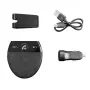 Bluetooth 5.0 хендсфри за сенник с FM AUX и microSD, снимка 2