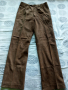 Trussardi - велурен, кафяв панталон, снимка 1 - Панталони - 36355357