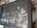Холна маса с принт стъкло върху плота, снимка 4