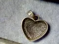 СТАР СКЪПОЦЕНЕН РОМАНТИЧЕН СЪРЦЕВИДЕН МЕДАЛЬОН СРЕБРО 925 АРТ ПЕНДАНТ 44832, снимка 10