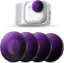 K&F CONCEPT ND/PL филтри комплект за Insta360 Go Ultra (ND8/PL+ ND16/PL+ ND64/PL ND3/PL+) – 4 броя, снимка 1