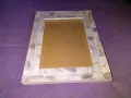Рамка за снимки с перли нова  външен размер 227х165мм и вътр.167х115мм, снимка 2
