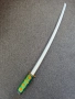 Меч катана с хамелеонова зелено и синя оплетка и разтегателно острие, снимка 8