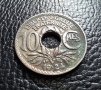 Стара монета 10 сантима 1924 г. Франция - красавица !