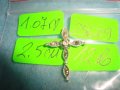 СТАРО СРЕБЪРНО КРЪСТЧЕ СРЕБРО 925 КРЪСТ с КРИСТАЛЧЕТА  25679, снимка 3