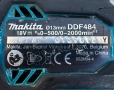 Makita DDF484 - Безчетков винтоверт 18V 1.5Ah, снимка 4