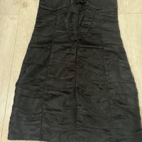 Zara къса черна рокля размер XS, снимка 3 - Рокли - 40972511