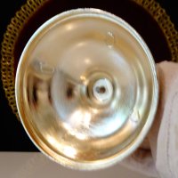 Английски посребрен свещник 11 см. , снимка 4 - Антикварни и старинни предмети - 42626350
