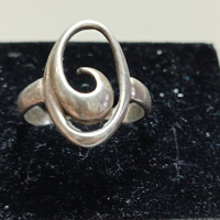 сребърен пръстен ЖД6, снимка 1 - Пръстени - 44697484