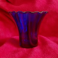 Малка стъклена ваза, снимка 1 - Вази - 42268455