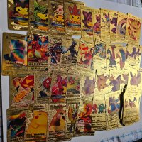 55 ЗЛАТНИ Pokemon карти Покемон, снимка 2 - Други - 41880753