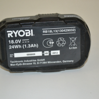 Ryobi 18V li-ion батерия за машини риоби, снимка 3 - Винтоверти - 36300567