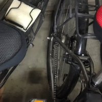 Мек протектор/калъф за седалка на велосипед/колело червен и черен, снимка 3 - Велосипеди - 41716453