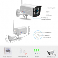 Далекобойна Ultra HD 2~5MPx IR-CUT Метална Водоустойчива H.265+ WI-FI IP Камера IP66 Защита mSD Слот, снимка 13 - Комплекти за видеонаблюдение - 36226385