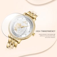Дамски часовник NAVIFORCE Gold/Silver 5017 GW. , снимка 10 - Дамски - 34725290