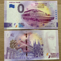 Сувенирна 0 евро банкнота Cité du train 2022-3, снимка 1 - Нумизматика и бонистика - 44742778