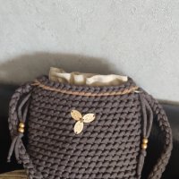 Дамски плетени чанти, ръчно изработени, модерна визия, снимка 4 - Чанти - 34899131