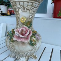 Порцеланова ваза Capodimonte, снимка 11 - Антикварни и старинни предмети - 41348180