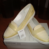 Geox Respira Mocassins - Нови естествена кожа балеринки/мокасини, снимка 5 - Дамски елегантни обувки - 36130032