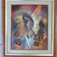 Маслена картина,масло на платно,живопис, снимка 1 - Колекции - 36243693