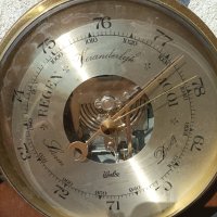 професионален. барометър и термометър котва, снимка 2 - Стенни часовници - 41635052