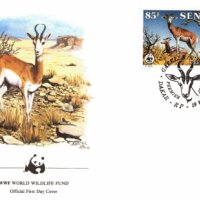 Сенегал 1986 - 4 броя FDC Комплектна серия - WWF, снимка 3 - Филателия - 38618823
