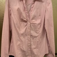 Продавам елегантна риза в розово .  , снимка 8 - Блузи с дълъг ръкав и пуловери - 39932670