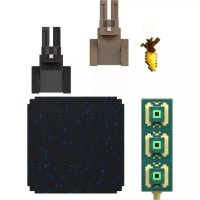 Комплект фигурки Minecraft Build A Portal Rabbits / зайчета / Mattel - 2 броя, снимка 2 - Фигурки - 41486692