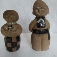 две керамични статуетки-авторски, снимка 1 - Антикварни и старинни предмети - 33908847