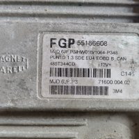 Компютър за двигател от Фиат Пунто 1,3 ЖТД 00-07г. за Fiat Punto 1.3 JTD FGP 55186608, снимка 2 - Части - 44438084
