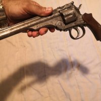 Револвер Смит с дълга цев. Колекционерско оръжие, снимка 8 - Антикварни и старинни предмети - 38815473