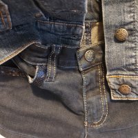 Дънково яке и дънкови панталонки Replay +малък подарък към тях, снимка 2 - Детски комплекти - 41654506