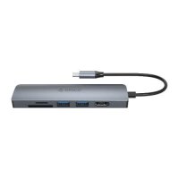 USB Хъб USB Преобразувател Orico MC-U601P, USB Type C Хъб, 6-in-1 Multifunction Docking Station, снимка 5 - Кабели и адаптери - 35689583