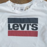 Levi's The Perfect Logo T-Shirt - страхотна дамска тениска , снимка 2 - Тениски - 41621876