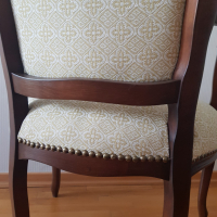 Четири еднакви антикварни кресла в стил ЛУИ XV, снимка 15 - Антикварни и старинни предмети - 44811429