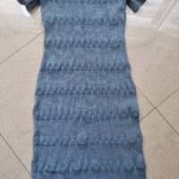 Светло синя рокля, снимка 2 - Рокли - 41606460