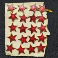 Бронзови кокарди - червени звезди , снимка 3 - Антикварни и старинни предмети - 38634798
