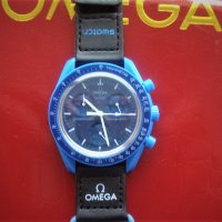 Кварцов часовник OMEGA и SWATCH /Speedmaster/Лунен часовник Мисия до Нептун/170лв., снимка 1 - Мъжки - 40403048