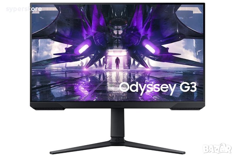 Mонитор 27" FHD Samsung Odyssey G3 27AG30 (1920x1080) FLAT VA, 144 Hz, 1 ms (MPRT), FLAT VA, снимка 1