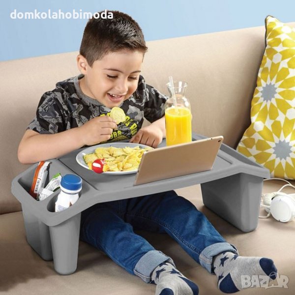 Ппомощта маса бюро с отделения и място за таблет,59x30x21 см, снимка 1