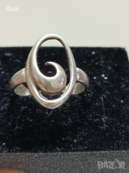 сребърен пръстен ЖД6, снимка 1