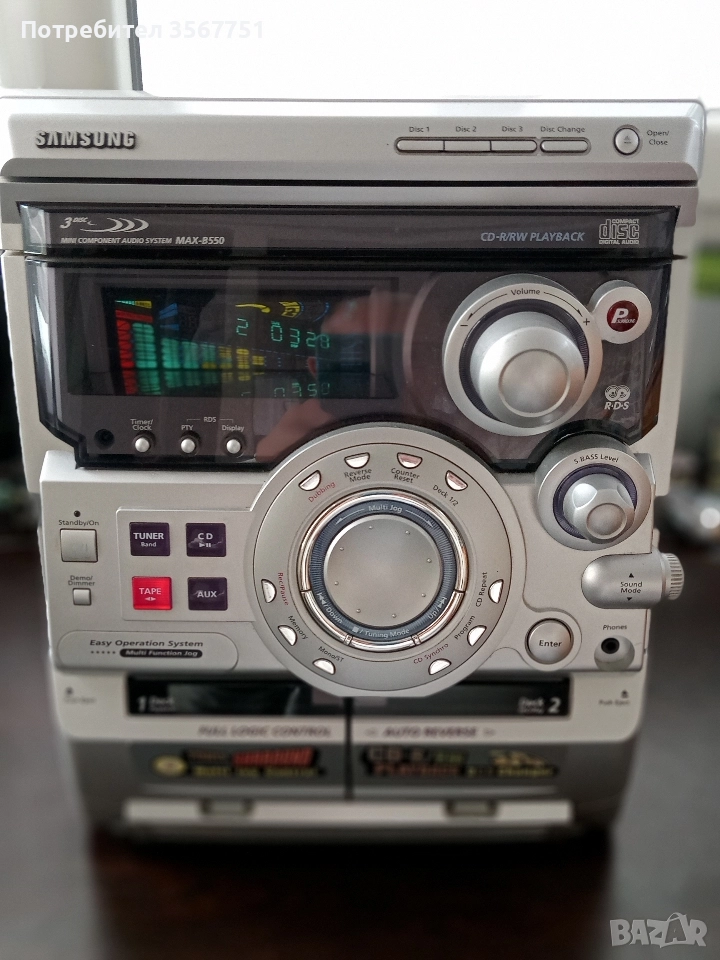  Аудио система SAMSUNG model MAX-B550, снимка 1