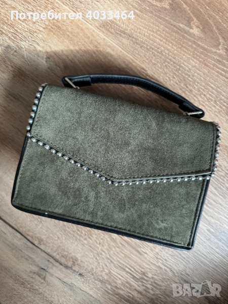 Чанта дамска зелена, снимка 1
