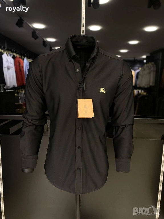 Burberry Черна Мъжка Риза , снимка 1