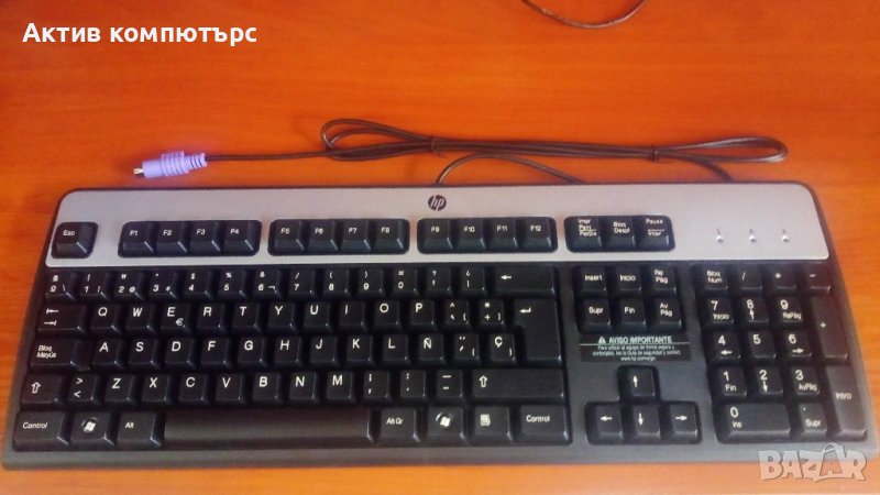 Клавиатура нова HP DT527A PS/2 silver/black , снимка 1
