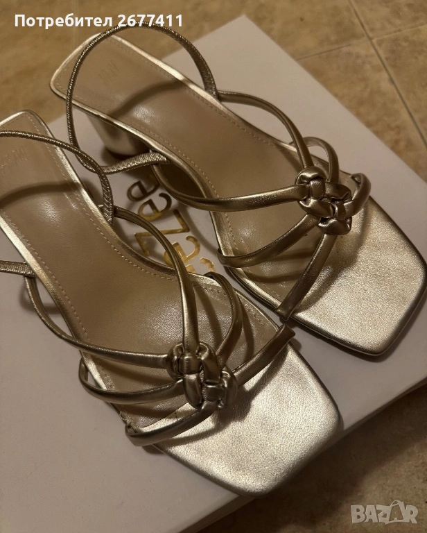 Дамски сандали на ток H&M , снимка 1