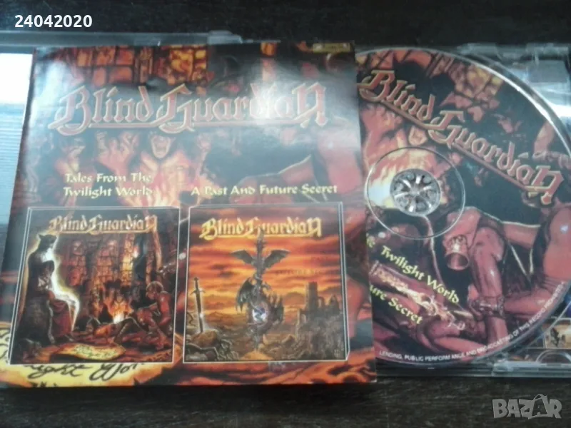 Blind Guardian – Tales From The Twilight World/A Past And Future Secret матричен диск, снимка 1